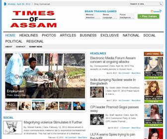Times of Assam epaper - online newspaper English Epapers